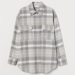 H&M women's flannel shirt